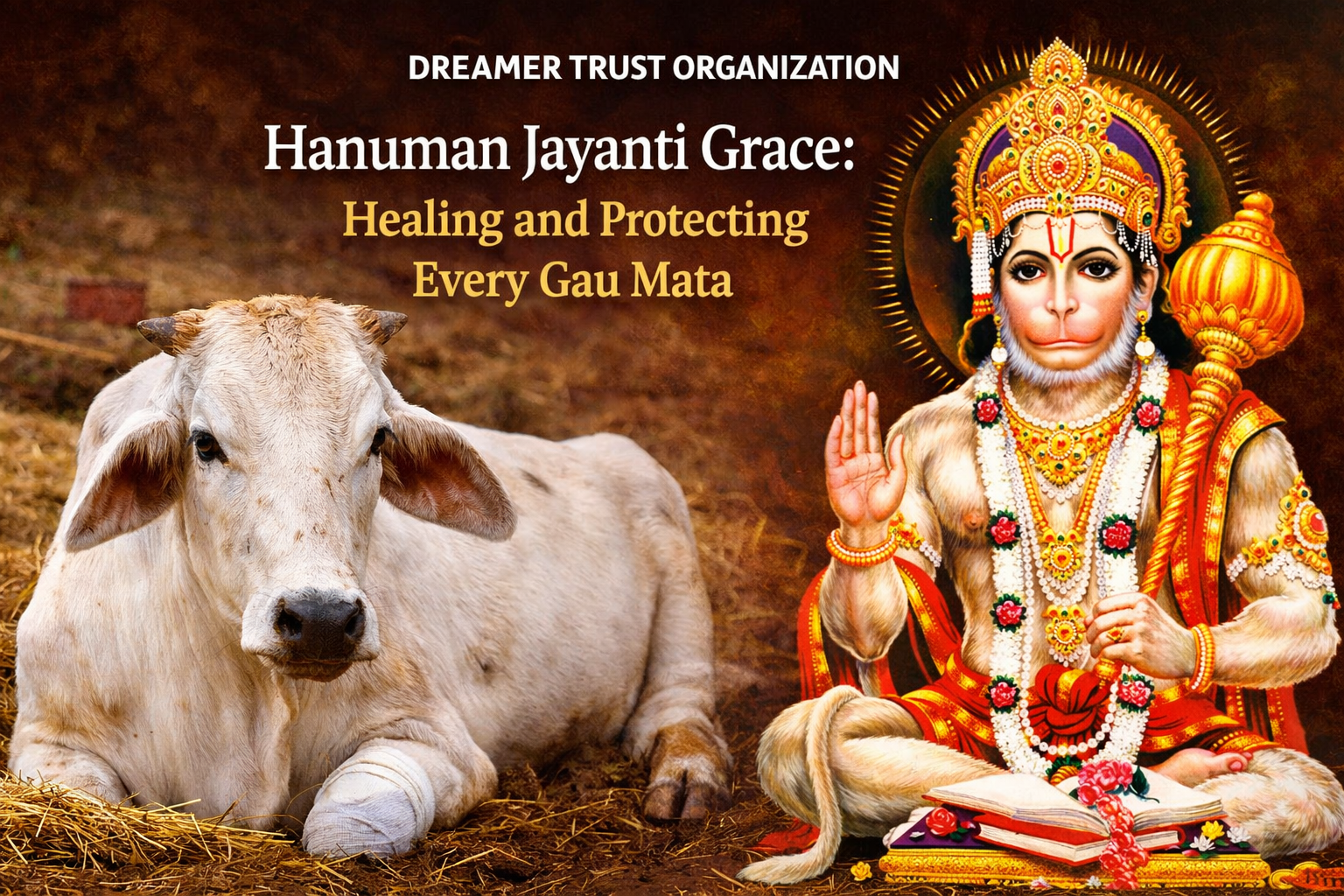 Hanuman Jayanti Grace: Healing and Protecting Every Gau Mata