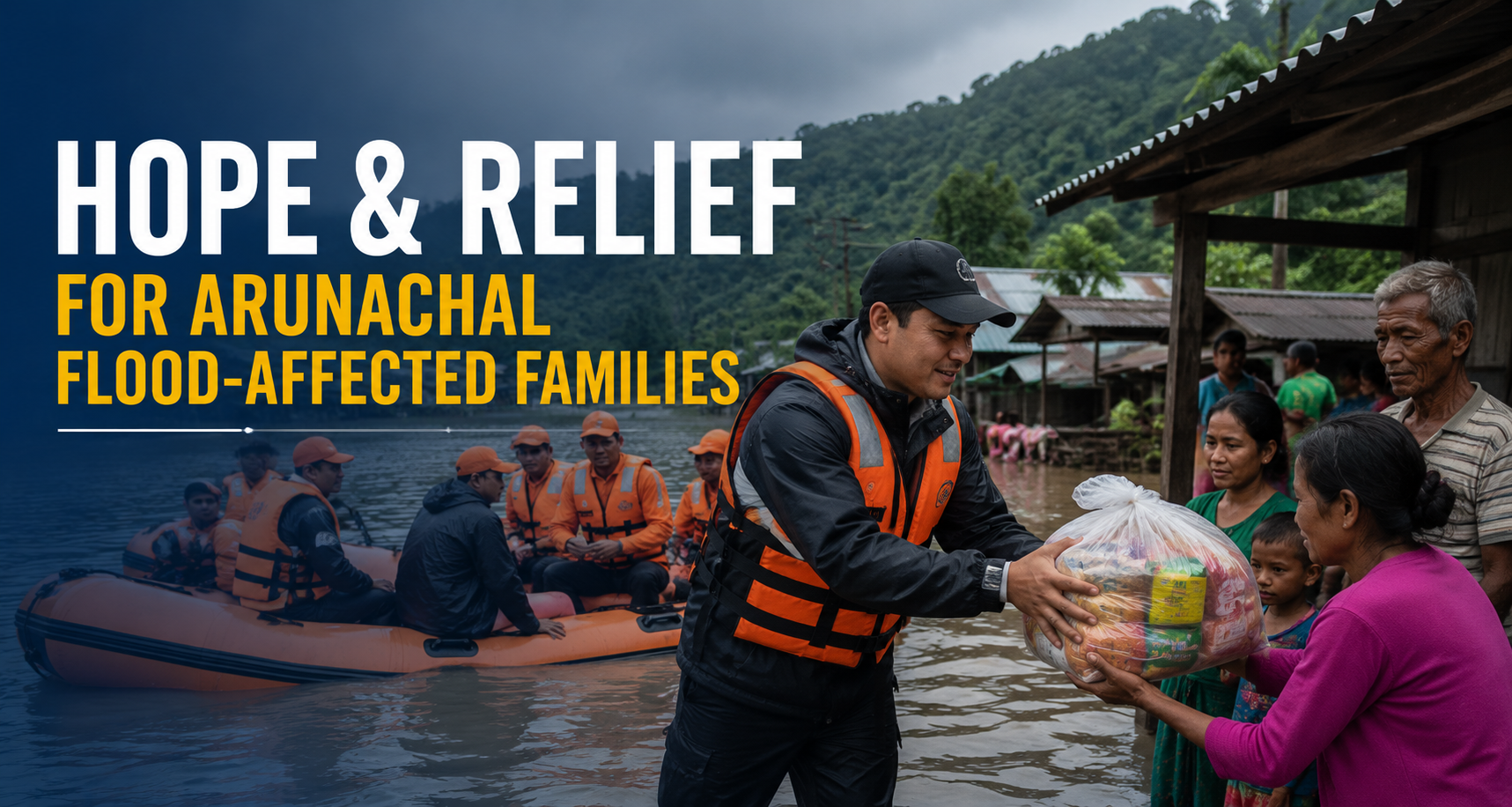 Hope and Relief for Arunachal Flood-Affected Families