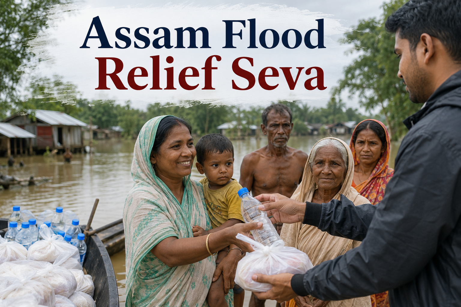 Assam Flood Relief Seva by Dreamer Trust Organization