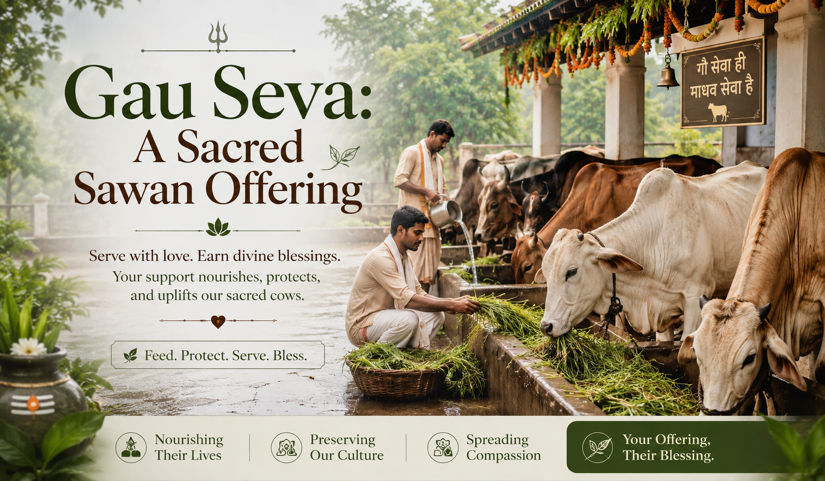 Gau Seva: A Sacred Sawan Offering