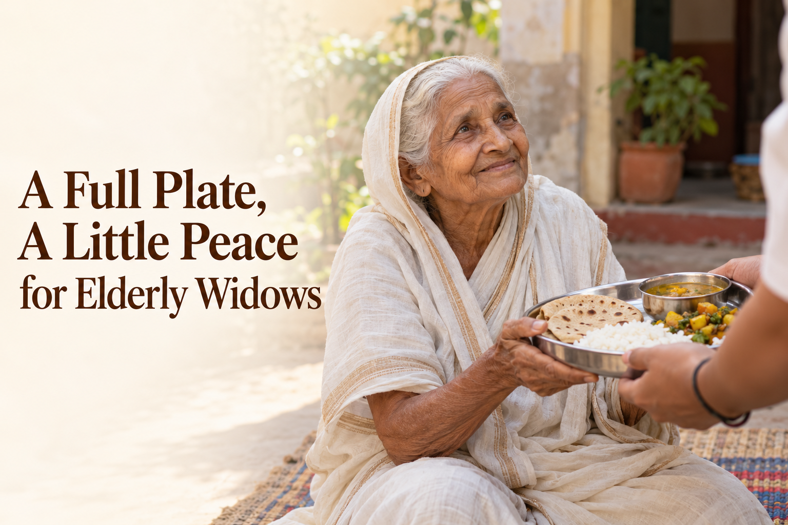 A Full Plate, A Little Peace for Elderly Widows